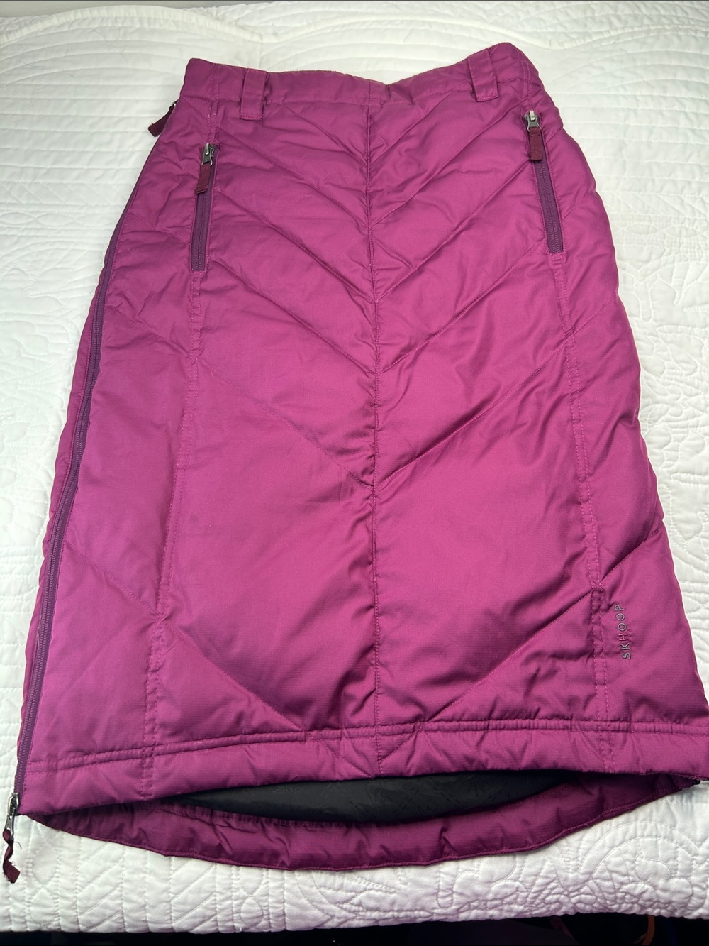 Skhoop Plum/Berry Mary Mid Insulated Down Skirt